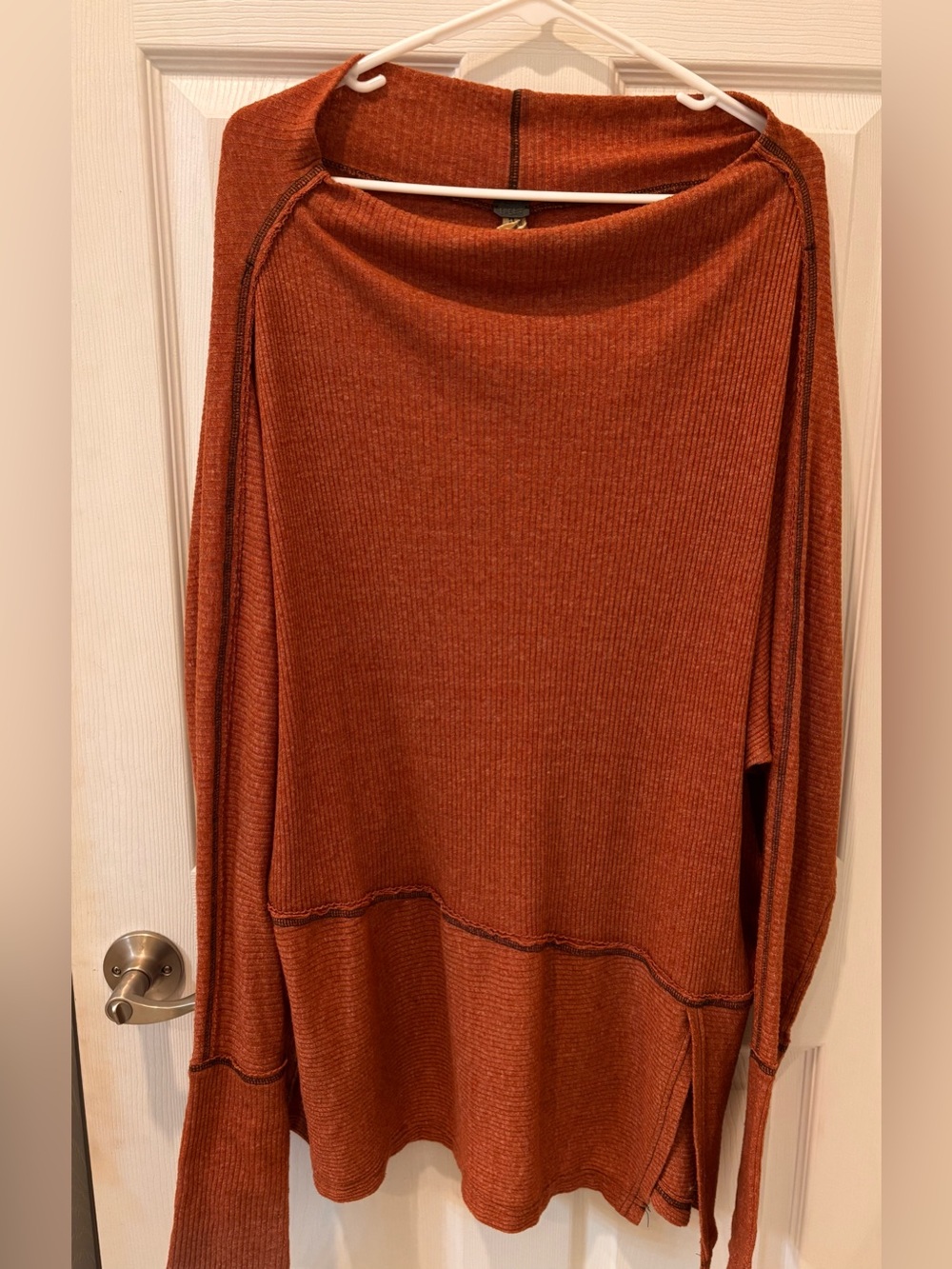 Free People We The Free Londontown Thermal Tunic Top